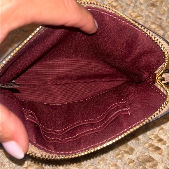 Coach Taupe Leather Wristlet - Picture 8 of 8